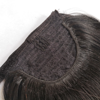 Extensiones de Cabello Natural 100% Humano Remy Teñido, Trenzado, con Cordón, Doble Trama, Súper Doble, Resistente al Desprendimiento, Sedoso