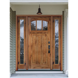 <span class=keywords><strong>Porte</strong></span> <span class=keywords><strong>d</strong></span>'<span class=keywords><strong>entrée</strong></span> moderne en <span class=keywords><strong>bois</strong></span> de chêne classique <span class=keywords><strong>avec</strong></span> double vitrage à <span class=keywords><strong>grille</strong></span> et joint <span class=keywords><strong>d</strong></span>'étanchéité résistant aux intempéries pour les maisons - Product Image 5