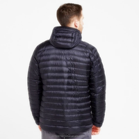 Veste d'hiver chaude à capuche légère et escamotable pour homme