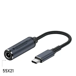 USB tipo-<span class=keywords><strong>C</strong></span> DC 5.5*2.5mm 5.5*2.1mm cavo adattatore 15cm <span class=keywords><strong>V</strong></span> 9/12/15/20 PD100w cavo di alimentazione per fotocamera TPE elettronica strumenti - Product Image 2