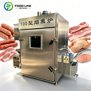 Máquina ahumadora de mariscos móvil montada en camión, de gran capacidad, para la producción de tilapia y salmón, horno ahumador para taller. - Product Image 1