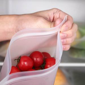 Bolsas resellables para envasar alimentos, bolsas de plástico autosellables para el hogar, bolsas de PEVA gruesas para almacenamiento y congelación en el refrigerador - Product Image 2