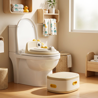 Siège de toilette portable 3-en-1 pour bébé - Chaise de toilette d'apprentissage pour tout-petits et enfants antidérapante