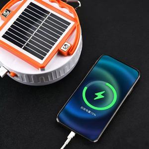 Lampe de camping solaire LED portable, rechargeable par USB, lampe d'urgence avec fonction de banque d'alimentation, lampe solaire suspendue étanche pour l'extérieur - Product Image 5