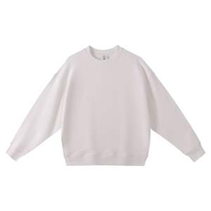 Sudadera Pulóver de Cuello Redondo para Hombre y Mujer en Color Sólido Estilo Casual Suelto 100% Algodón para la Temporada de Otoño - Product Image 5