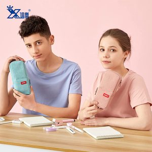 Commercio all'ingrosso Multi-funzione di Cerniera Morbido Stand Up sacchetto di Scuola Della Cancelleria Del Sacchetto Della Cassa di Matita - Product Image 6