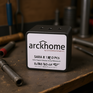 Support de valve avec vis et rondelle galvanisée SARA ECO 2 pièces - Product Image 3