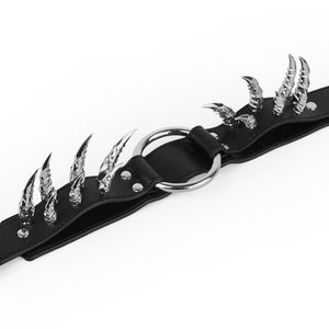 ปลอกคอหนังสไตล์พังก์ M-Q4003 สำหรับเล่นบทบาท BDSM ปลอกคอสำหรับคู่รัก ของเล่นทางเพศ - Product Image 4
