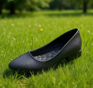 รองเท้าส้นเตี้ยแบบหนา - Product Image 4