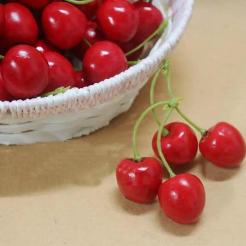 Artificial Cherry Lifelike Red Cherries Model