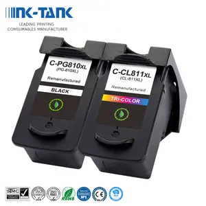 INK-TANK 810XL 811XL PG810 CL811 PG 810 CL 811 XL PG-810 CL-811 Color Remanufacture Ink Cartridge for Canon Pixma IP2770 Printer