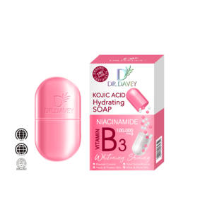 DR.DAVEY VITAMINA B3 Jabón Control de imperfecciones Cura Proteger la piel Desintoxicación total Brillo Piel Marca privada 135g - Product Image 4