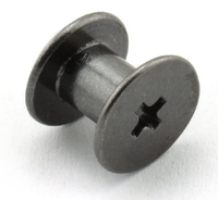 Vis Chicago métriques, rivets de fixation M3-M10 en acier inoxydable zingué pour ceintures en cuir