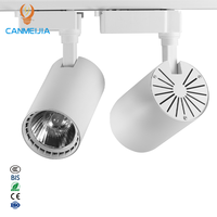 Projecteur LED sur rail magnétique carré AR111 110-265V pour centres commerciaux, éclairage de plafond 30W