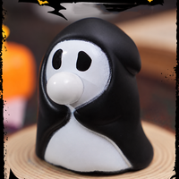 Jouet anti-stress portable de style dessin animé d'Halloween avec bulles extensibles, doux et réutilisable pour les enfants