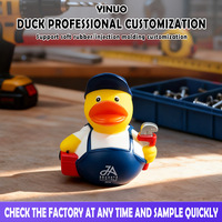 Canard en caoutchouc YINUO qui fait du bruit, jouet anti-stress qui fait des bulles, unisexe, fabriqué dans le Zhejiang