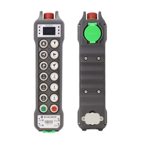 Control Remoto Inalámbrico Industrial de Doble Velocidad con 12 Botones y Reconocimiento de Huellas Dactilares para Grúas Torre