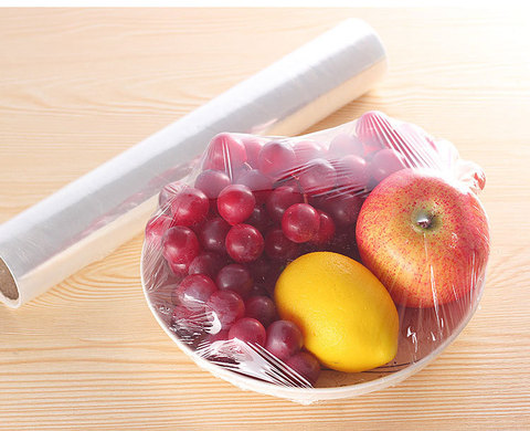 Custom Sizes Soft Food Grade PVC Transparent Plastic Wrap for Vegetables and Fruits to Keep Them Fresh and Hydrated Cling Film