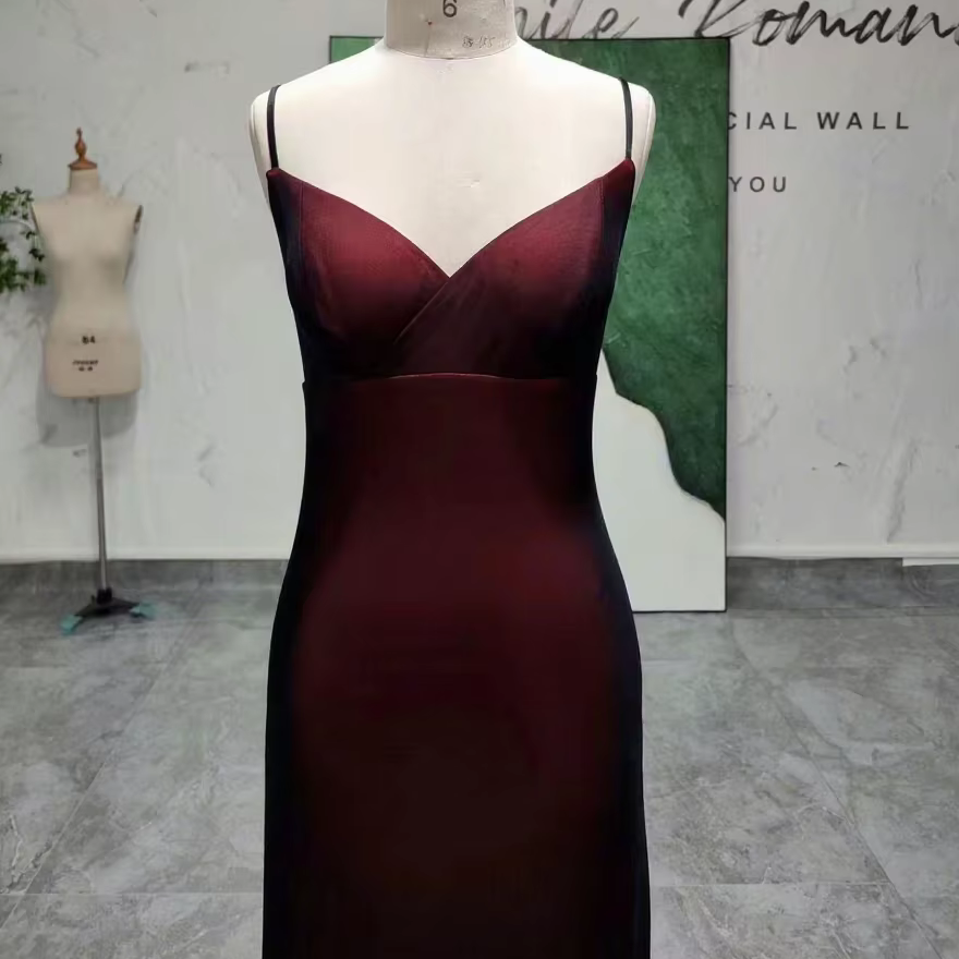 strapless open back dress Off the Shoulder Red Prom Dresses High Low Girls Lace Formal party Gow –  Siaoryne main image 1