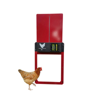 Porte de poulailler automatique à batterie pour poulailler
