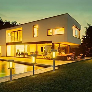 Solar Garden <b>Lights</b> Waterproof Outdoor Lawn Patio Decorative European Style Landscape <b>Pathway</b> Lamp - Product Image 3