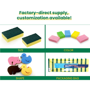 إسفنجة للاستخدام في المطبخ من Foamstar إسفنجة تنظيف مزدوجة الجانب مع صوفي - Product Image 6