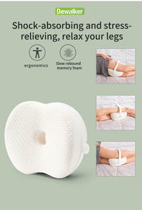 وسادة على شكل تفاحة للساق من بيووكر، مصنوعة من رغوة الذاكرة بطيئة الارتداد، غطاء قابل للإزالة والغسل من البوليستر 100٪، وسادة مريحة وقابلة للتنفس - Product Image 3