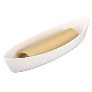 Vaisselle créative pour fondue chinoise style montagne : assiette en forme de bateau avec compartiment pour glace sèche, assiette pour bœuf fraîchement coupé et bœuf marbré - Product Image 5