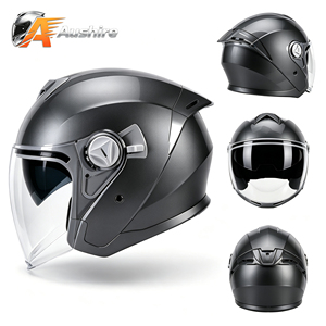 หมวกกันน็อคมอเตอร์ไซค์แบบเปิดหน้า DOT Flip Dual Visor รุ่นใหม่ น้ำหนักเบา ผลิตจากวัสดุ ABS แบบโมดูลาร์ เหมาะสำหรับขับขี่ทุกเพศทุกวัย ใช้ได้ทุกฤดู พร้อมโฟม - Product Image 5