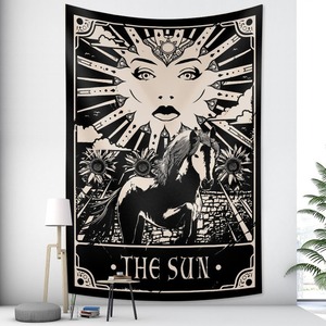 Tapiz de <span class=keywords><strong>Mandala</strong></span> Tejido a Mano Personalizado, Decoración de Pared con Cartas del Tarot, Astrología, Adivinación, Brujería, Decoración de Habitación, Cubrecama Ecológico - Product Image 3