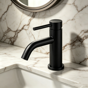 Health UPC Long <strong>Bath</strong> Basin Mixer Faucet Modern <strong>Black</strong> Stainless Steel Faucets Single Handle Single Hole <strong>Taps</strong> with CE for Bathroom - Product Image 1