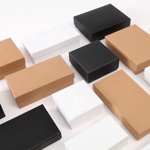 Square Box Gift Chinese Manufacturer's Simple Square Jewelry Box Custom Product Bag Gift Box