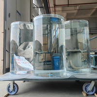 Vente directe d'usine, aquarium de grande taille de haute qualité, 500 gallons, décorations, aquarium pour poissons vivants