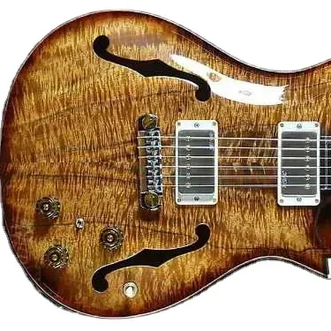 Paul Reed Righteous Private Stock Natural Satin Smoked Burst Electric Guitar Ebony Fingerboard Vintage Abalone Birds Inlay
