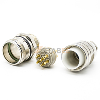 Connecteur de servomoteur carré M23 6 7 9 12 17 broches mâle/femelle, connecteur circulaire femelle/mâle pour signal, panneau d'alimentation 6 broches