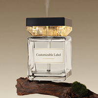 Diffuseur d'aromathérapie intelligent en verre avec lumière d'ambiance, diffuseur d'huiles essentielles sans flamme grande capacité pour chambre et décoration intérieure