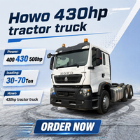 Camion Tracteur Sino Truck Howo NX 400 Ch 6x4 LHD RHD Neuf Occasion 10 Roues Hohan 371 380 Ch Camion Remorqueur Diesel Euro 2 Volant à Gauche