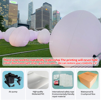 Ballons lumineux interactifs en forme d'œuf à LED, étanches, multicolores, gonflables publicitaires, décoratifs pour festivals