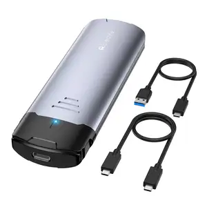 AUFULA doppia porta Usb M.2 Usb3.1 tipo C SSD custodia custodia 10Gbps ad alta velocità di trasferimento Disque Dur Externe SSD