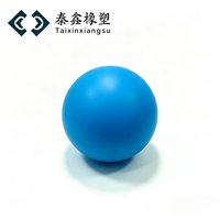 Balle en caoutchouc d'étanchéité bleue, résistante à l'usure et à haute résilience pour équipement mécanique, tailles personnalisées disponibles, marque Taisin, Hebei