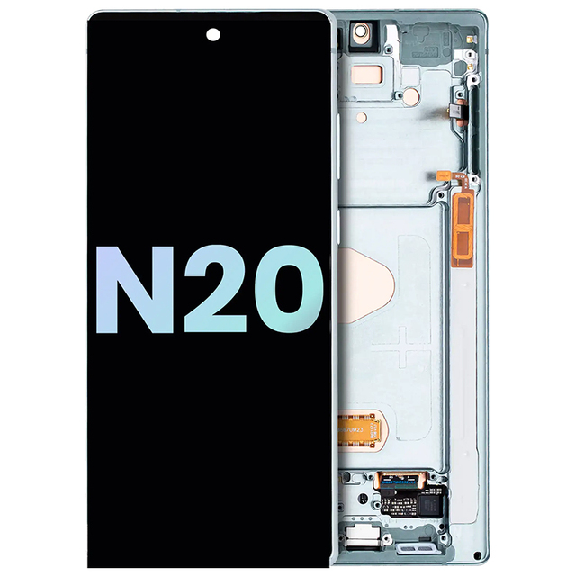 OLED for Samsung Galaxy Note20 5G LCD Display Screen Assembly Replacement Touch Digitizer Screen with Frame