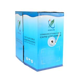 4-Paar Hochgeschwindigkeits-1000ft (305m) <span class=keywords><strong>Cat</strong></span> 7 Netzwerk-LAN-Ethernet-Kabel SFTP Cat7 PVC LSZH Ummantelung 1000ft (305m) Kommunikationskabel - Product Image 6