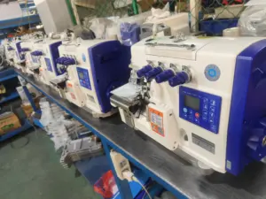 Máquina de coser Overlock de alta velocidad GN900, 4 hilos, 5 hilos, con cortadora de hilo automática, máquina de coser industrial
