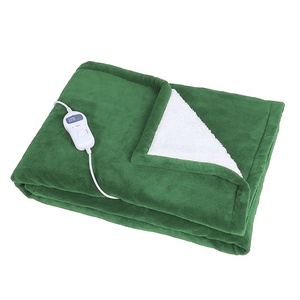 Custom Hot Sale Electric <strong>Heated</strong> <strong>Throw</strong> <strong>Blanket</strong> Fast Heating Plush Washable Multiple Sizes (Single to King) for Bed Sofa Office - Product Image 1