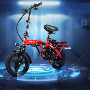 Scooter motorisé Honey Whale EB-HWS6SRED S6-S, moteur 350W, batterie 48V10.4AH, autonomie 40KM, freins à disque, couleur rouge, vélo électrique Honey Whale - Product Image 1