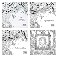 Livre de coloriage Secret jardin populaire pour adultes et livre de coloriage magique
