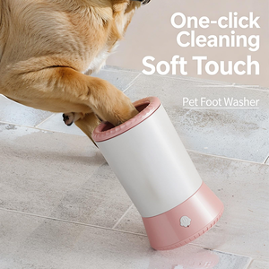 Ventes Flash Usine : Nettoyeur de Pattes Automatique pour Animaux, Tasse de Lavage Électrique Portable pour Chiens avec Brosses en Silicone - Product Image 3