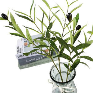 Offre Spéciale Plantes Artificielles Branches D'olivier En Soie Feuilles D'olivier Olivier pour La Décoration De Mariage - Product Image 4