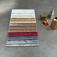Usine directe en gros 100% Polyester Holland velours imperméable imprimé tissu d'ameublement pour Textile à la maison canapé rideau pas cher