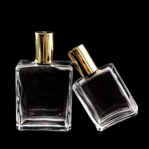 중국 공장 선전용 판매 100 ml parfume 향수 병 정연한 명확한 유리제 주문 개인 상표 100 ml parfum 병